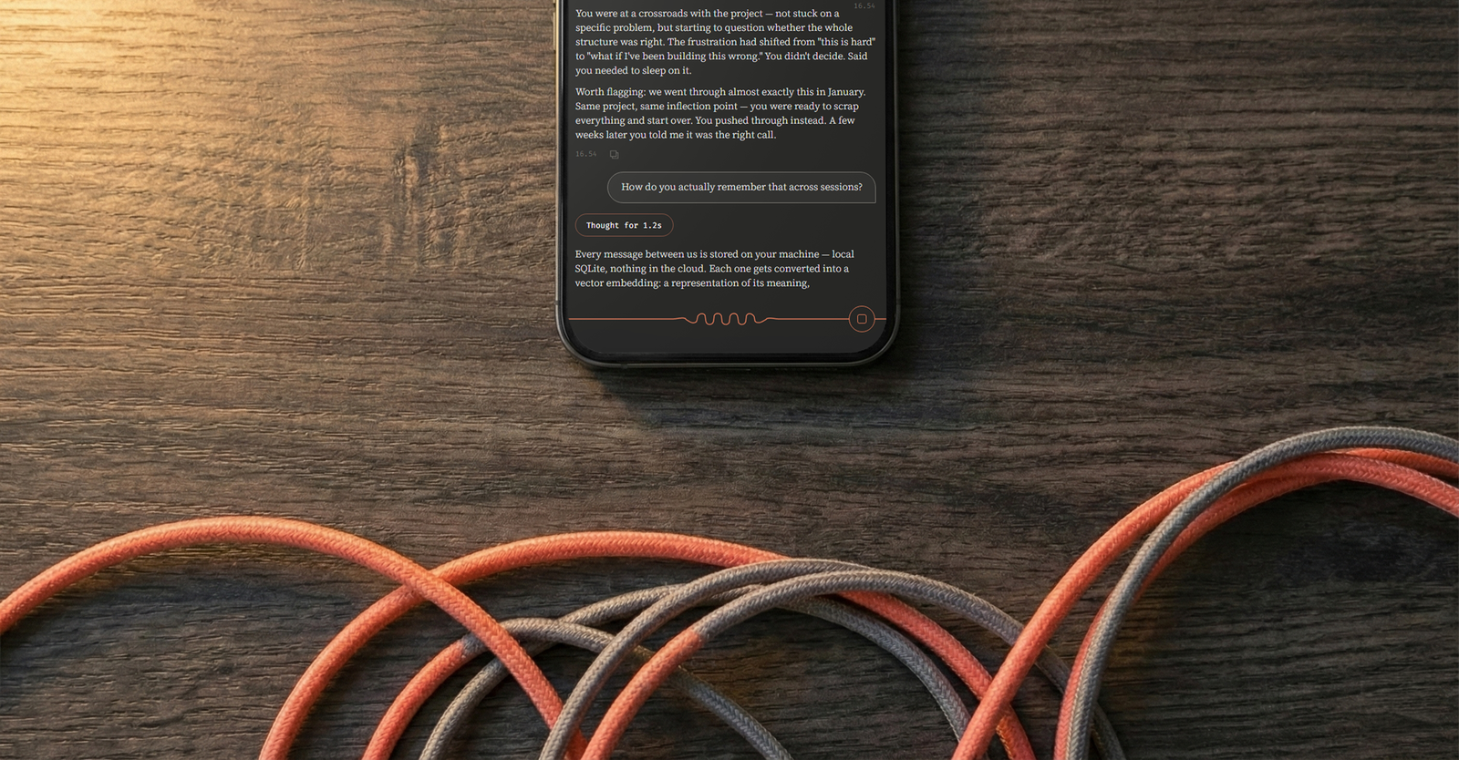 Mneme streaming interface
