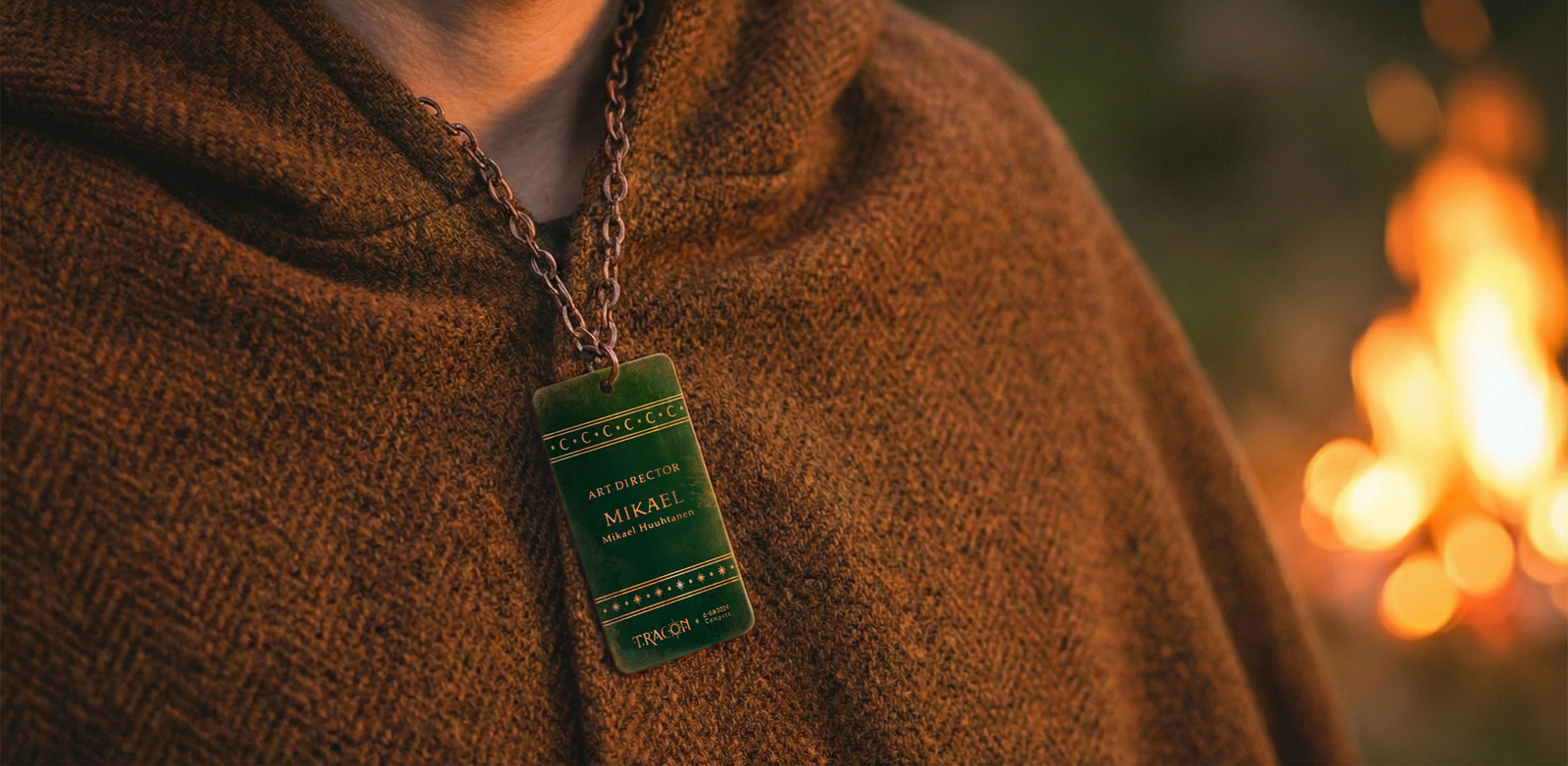 Tracon 2024 badge mockup